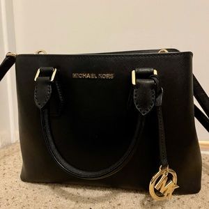 Michael Kors Black Adjustable Crossbody Bag